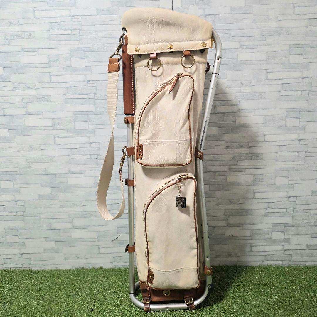 MIZUNO ミズノ フレームウォーカー × 木の庄帆布 キャディバッグ