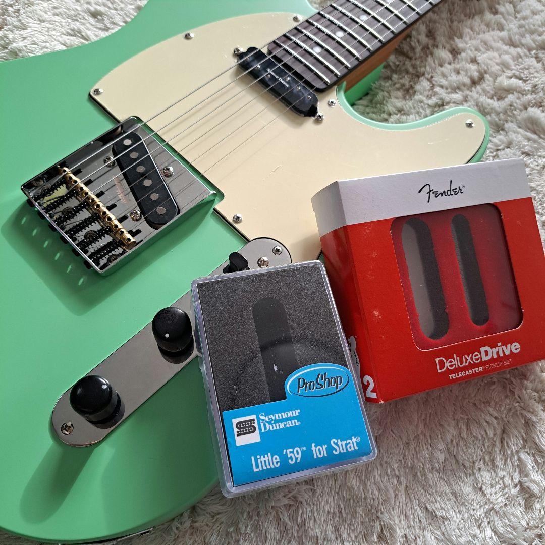 工房製作個性テレキャスター Duncan & Fender Pickups搭載
