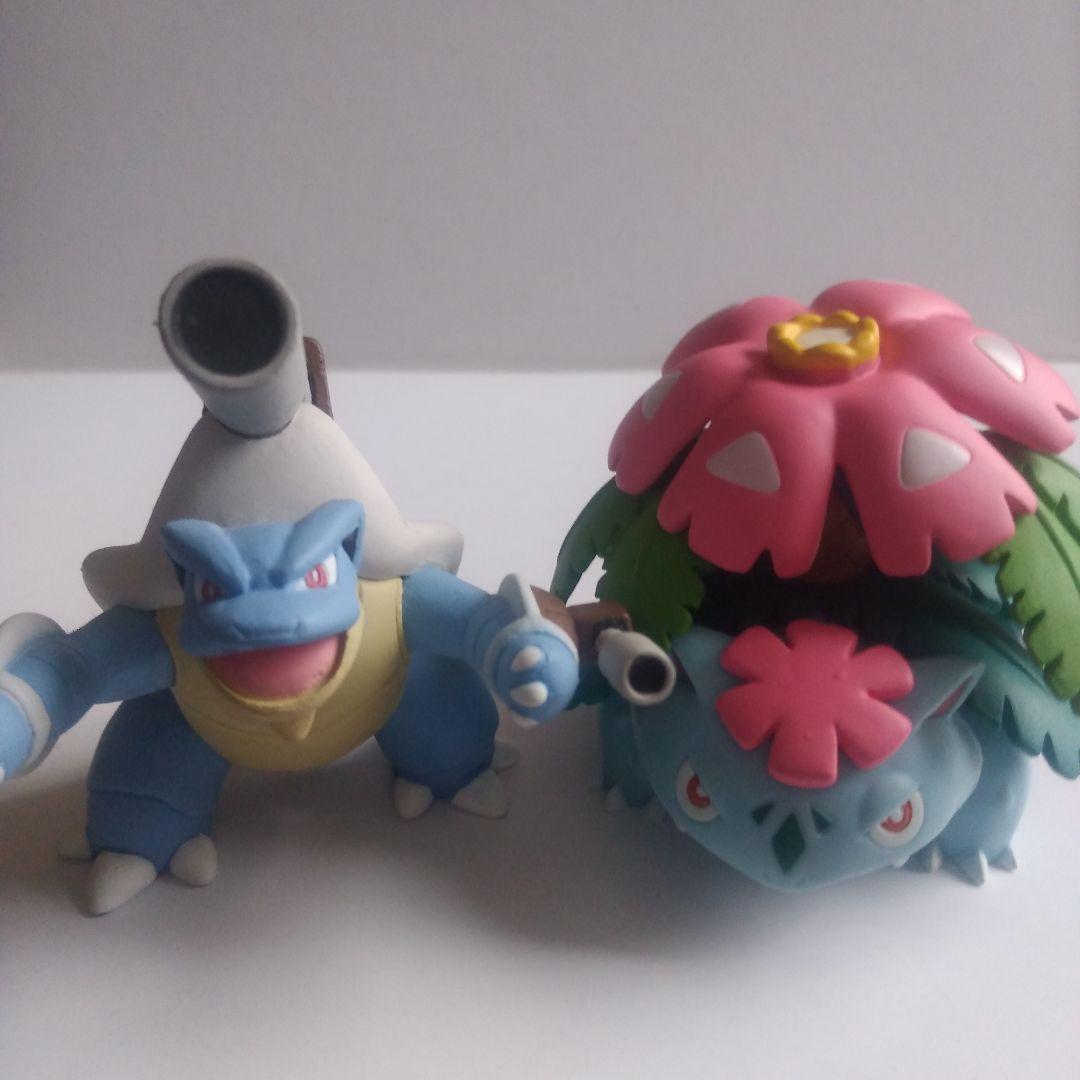 立体ポケモン図鑑　メガフシギバナ・メガカメックス　メガシンカ　スケールフィギュア