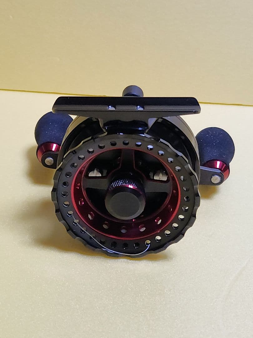 FUN TOOL　黒王　レフトハンドル　筏　かかり釣り　片軸リール　リール