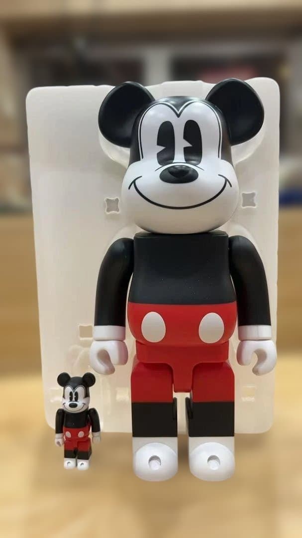 BE@RBRICK ミッキーマウス レッド＆ホワイト