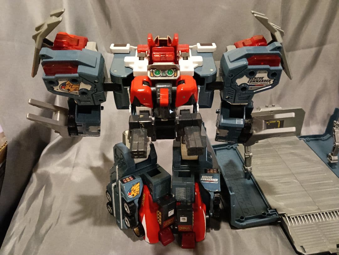 トミカ　ドライブヘッド　マスターバックドラフト＆トランスポーターガイア　中古品