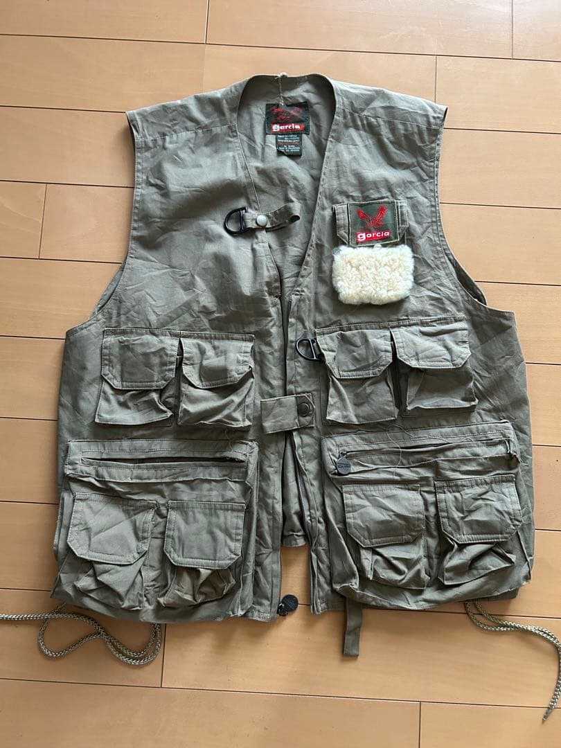 garcia フィッシングベスト カーキ
