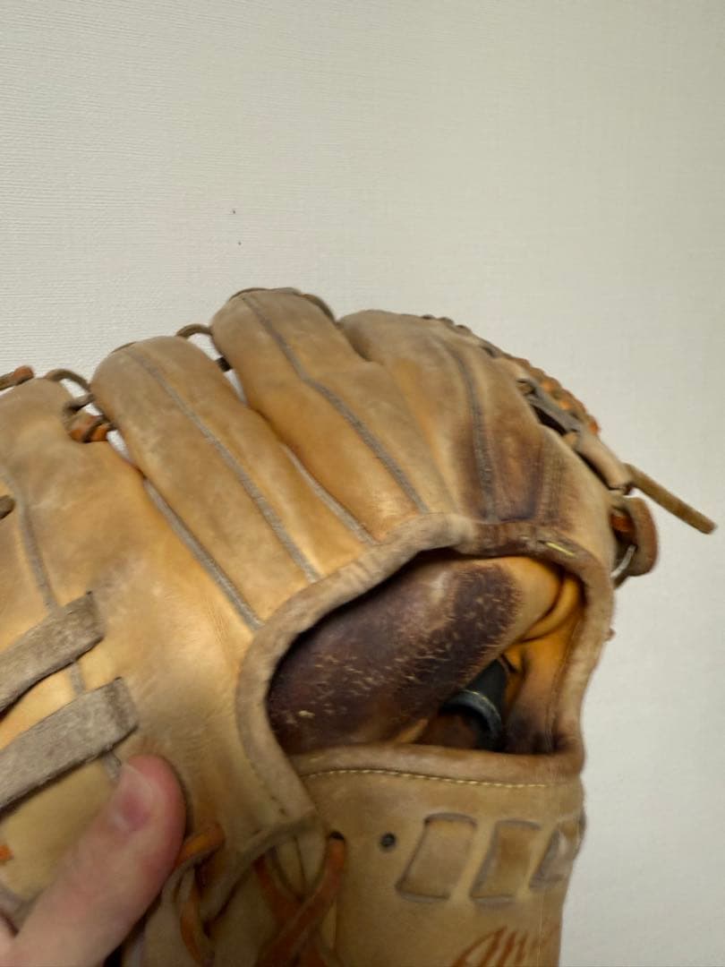 Mizuno Pro ベージュレザーグローブ