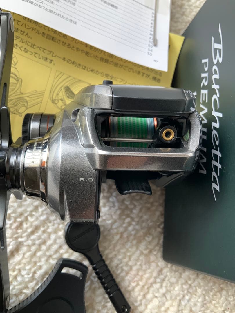 シマノ 24 バルケッタプレミアム 150DH (右巻き・ダブルハンドル)超美品
