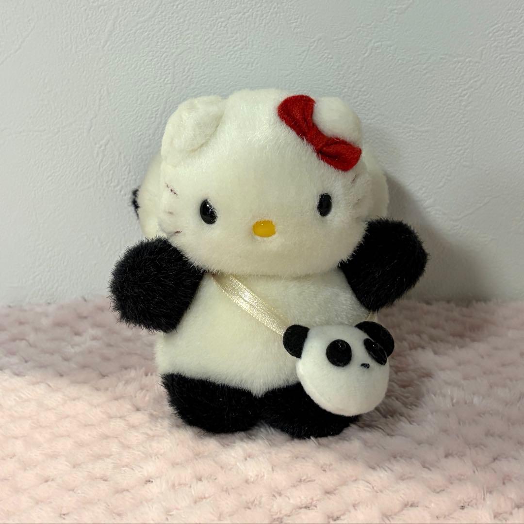 ハローキティ レトロ　パンダ 着ぐるみ　ぬいぐるみ