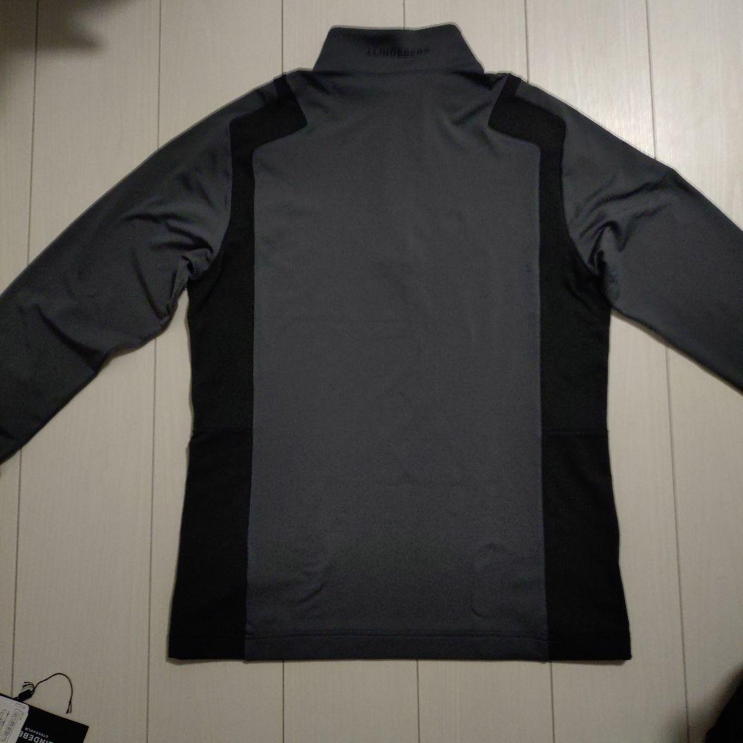 Ｊリンドバーグ メンズ　ハーフジップ グレー メンズシャツ M