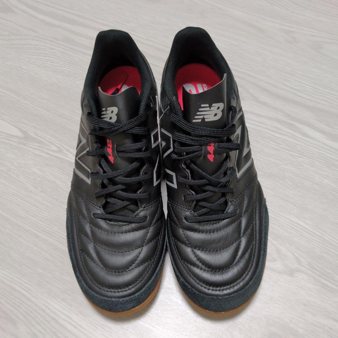 New Balance 25.5cm フットサル 442 MS421BK2 黒