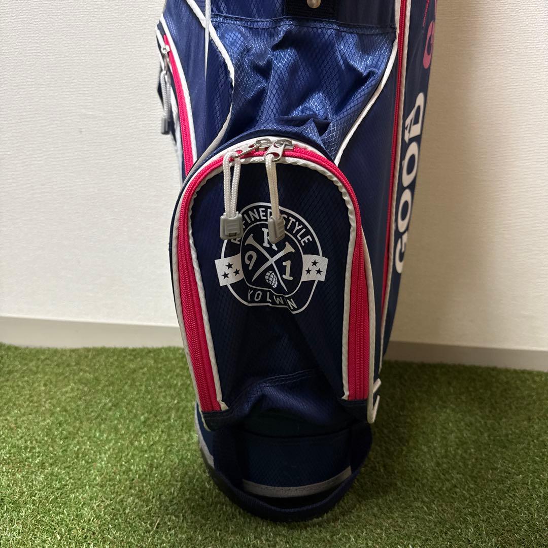Kolwin コルウィン キャディバッグ スタンド式 ネイビー 軽量