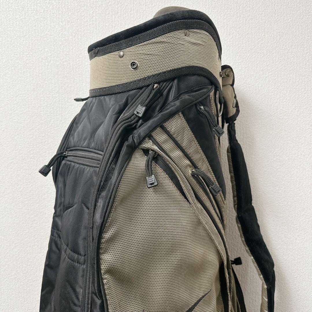 希少 NIKE ナイキ ゴルフバッグ キャディバッグ 6分割 9型相当 カーキ