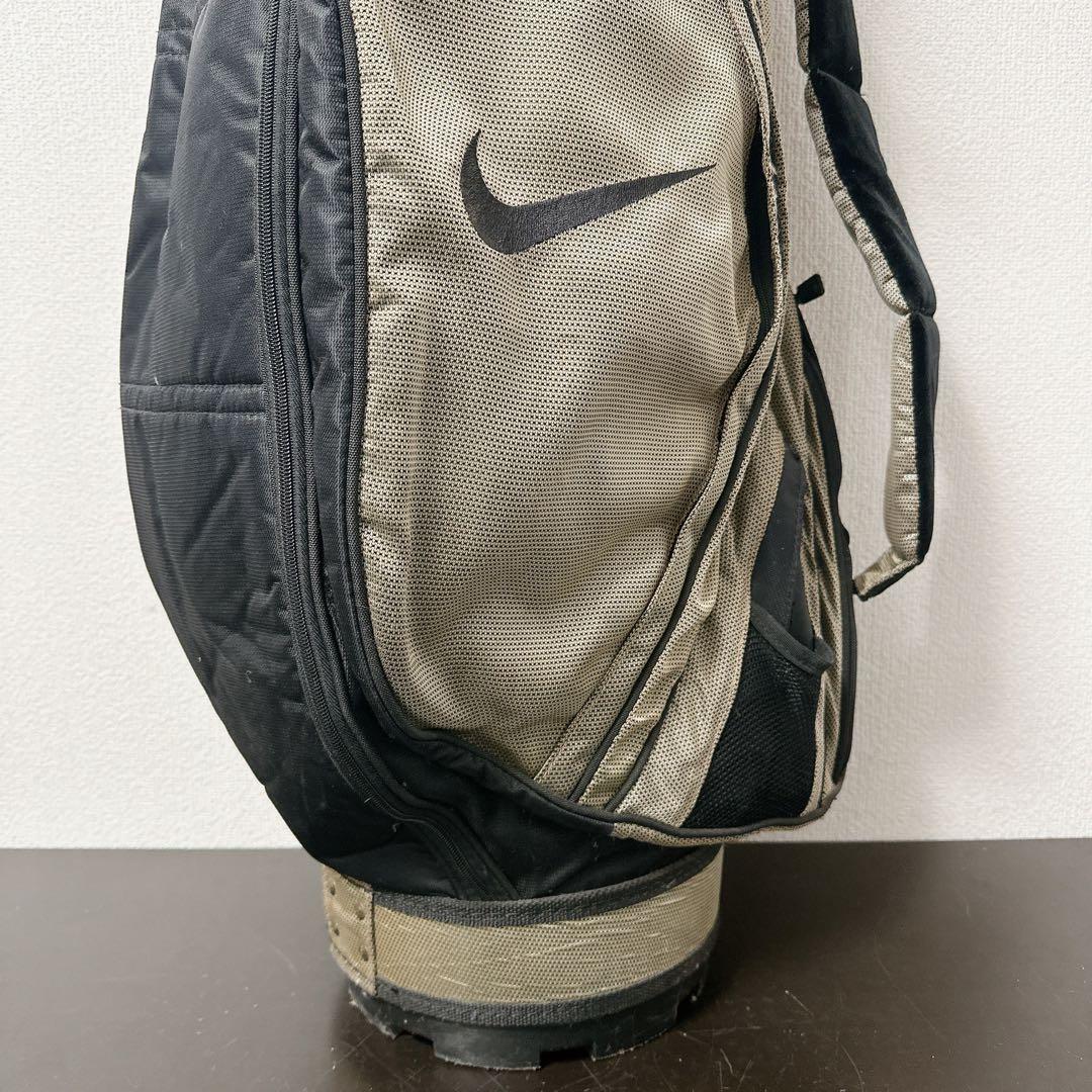 希少 NIKE ナイキ ゴルフバッグ キャディバッグ 6分割 9型相当 カーキ