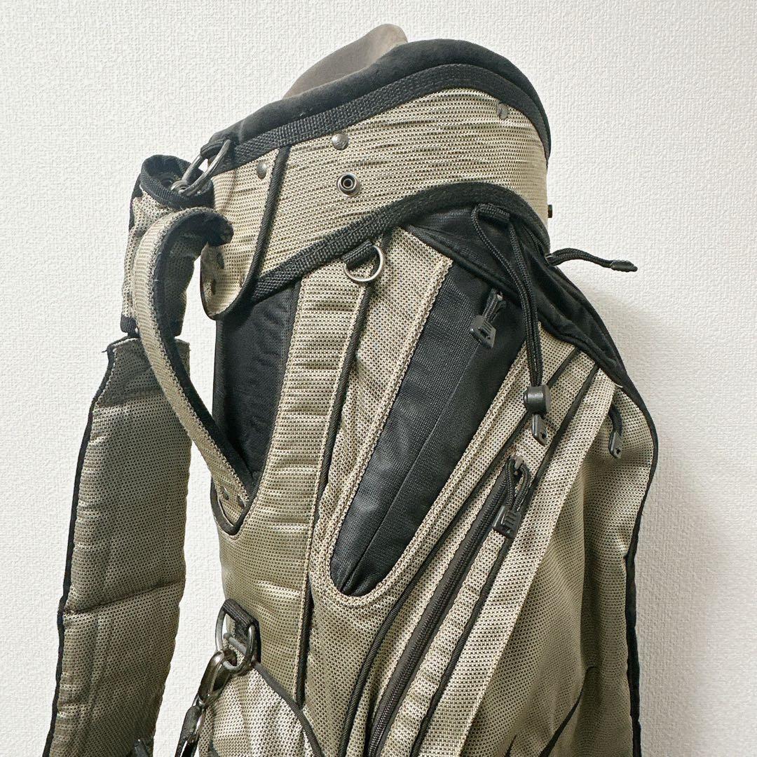 希少 NIKE ナイキ ゴルフバッグ キャディバッグ 6分割 9型相当 カーキ