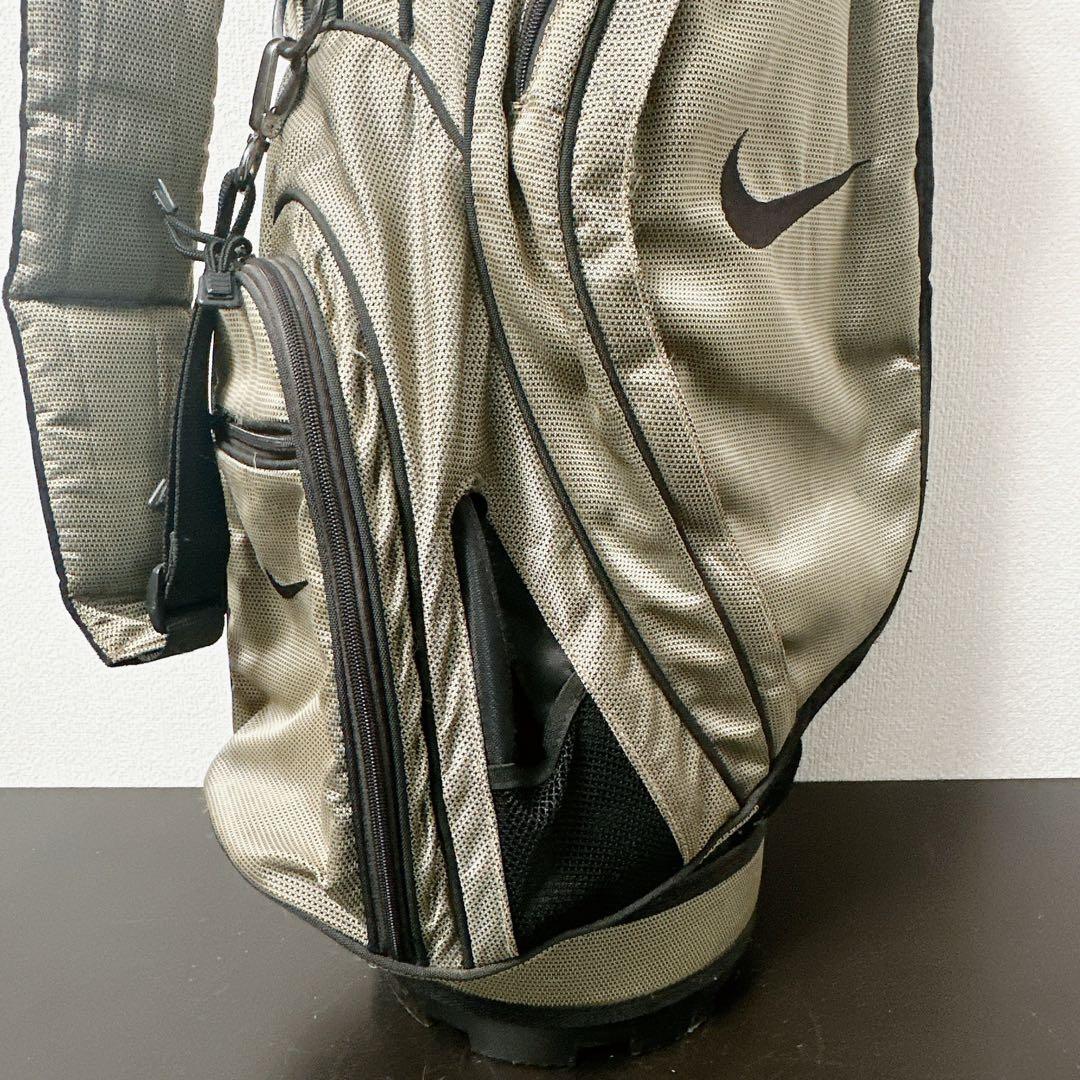 希少 NIKE ナイキ ゴルフバッグ キャディバッグ 6分割 9型相当 カーキ