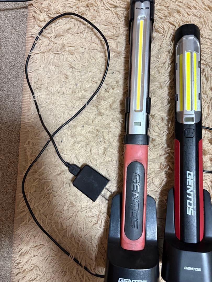 GENTOS ハンディライト 2本セット 充電式