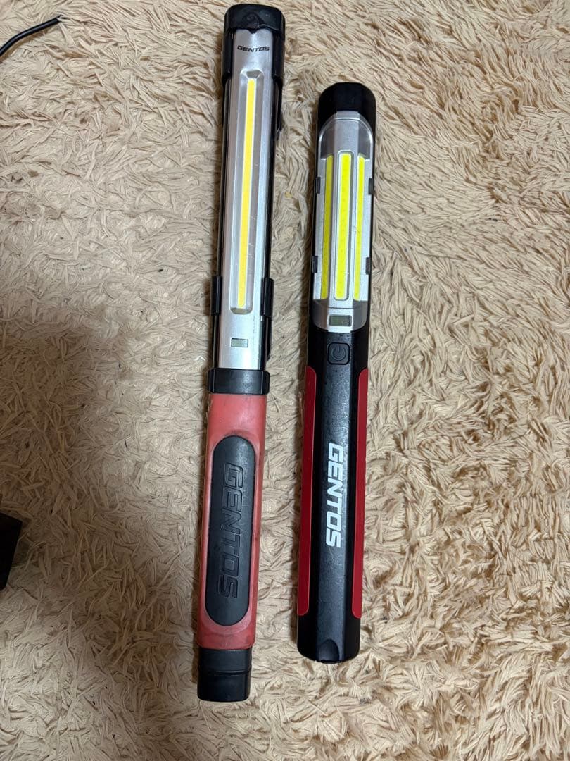 GENTOS ハンディライト 2本セット 充電式