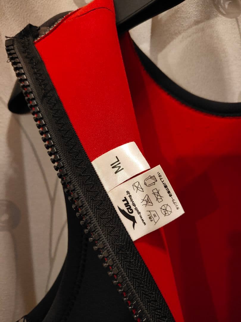 ウエットスーツ　ロングジョン　GULL ML