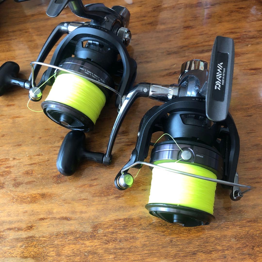 超美品Daiwa 17クロスキャスト4000 2機スピニングリール
