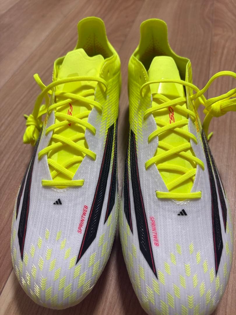 adidas F50 Elite AGサッカーシューズ ホワイト/イエロー