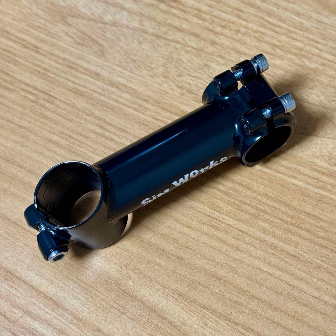 シムワークス ステム 90mm 80° クロモリ　ブラック