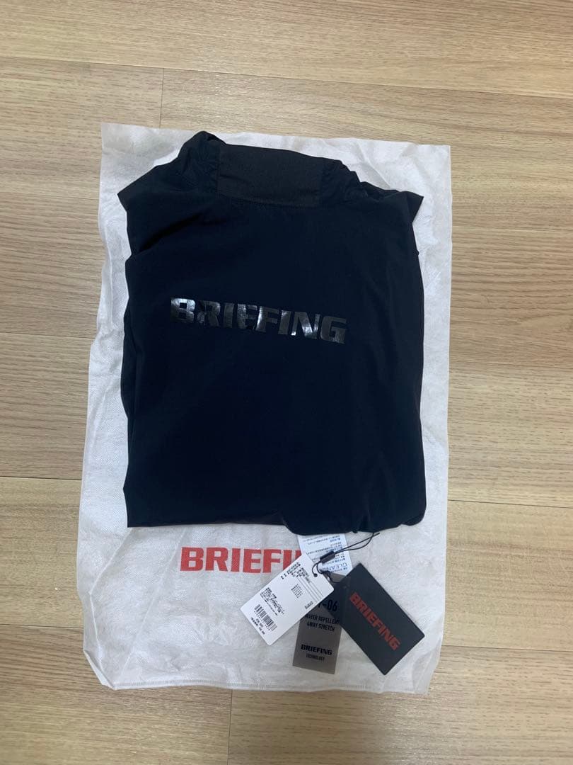定価4万円 高級BRIEFING 撥水ストレッチ 軽量パーカー 裏地メッシュ