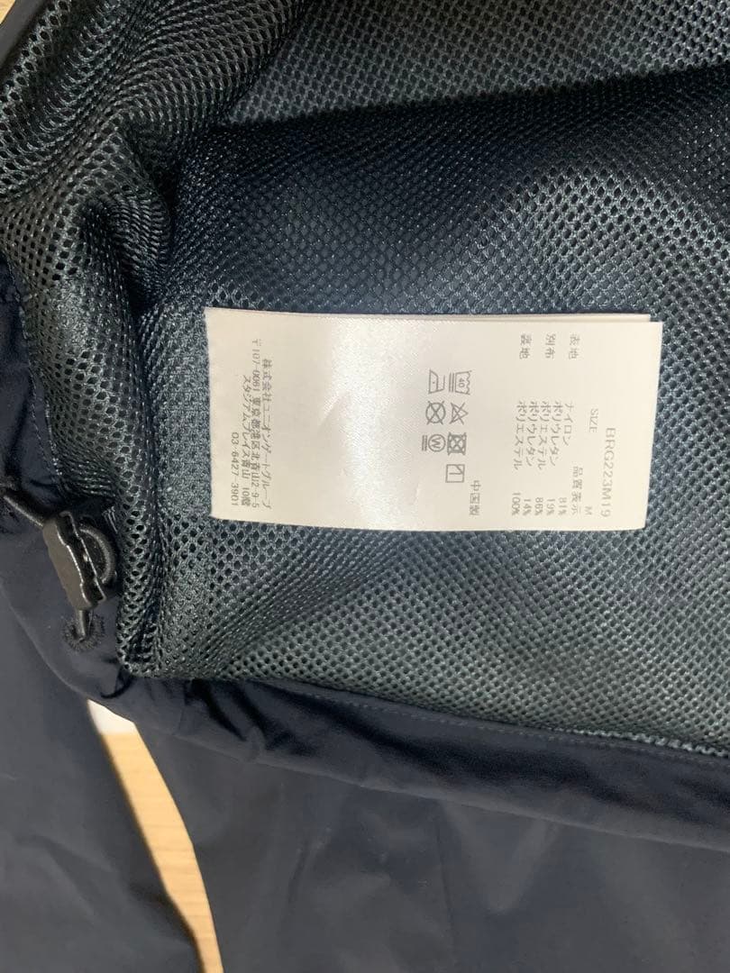 定価4万円 高級BRIEFING 撥水ストレッチ 軽量パーカー 裏地メッシュ