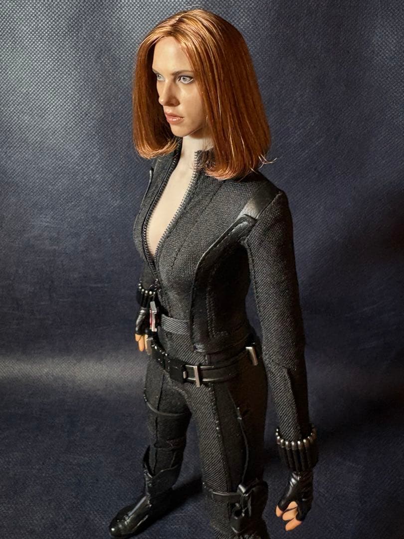1/6 カスタム仕様 ホットトイズ ブラック・ウィドウ ウインターソルジャー版