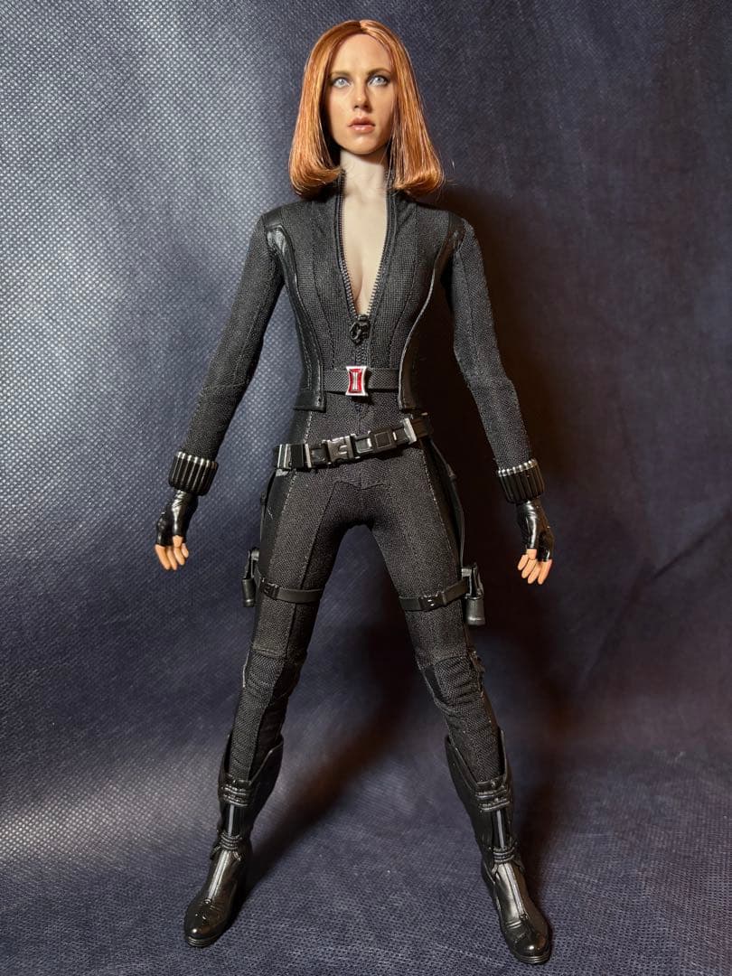 1/6 カスタム仕様 ホットトイズ ブラック・ウィドウ ウインターソルジャー版