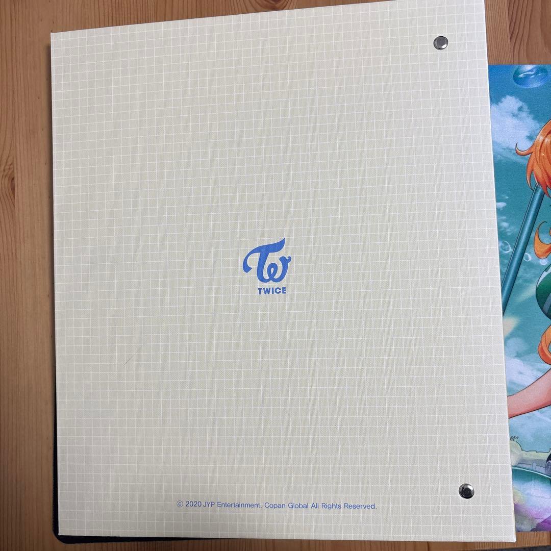 TWICE チェヨン　サイン入りチェキ　カードファイル　サナ　フォトカード
