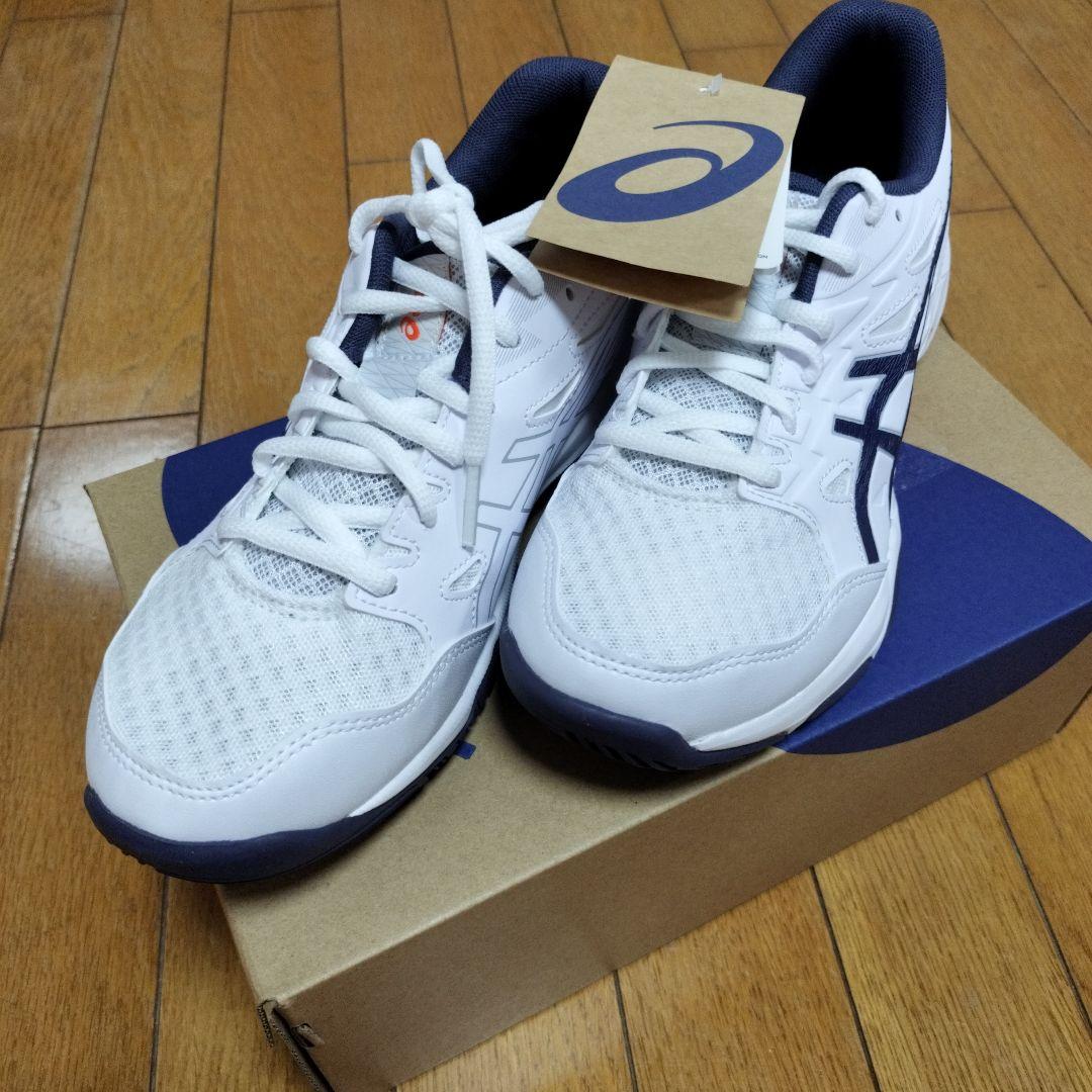 asics バレーボールシューズ ホワイト/ネイビー