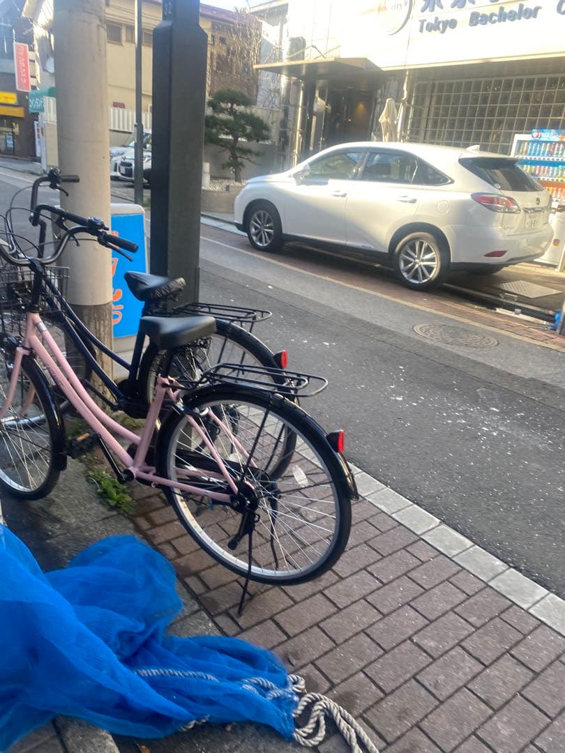 ピンク自転車