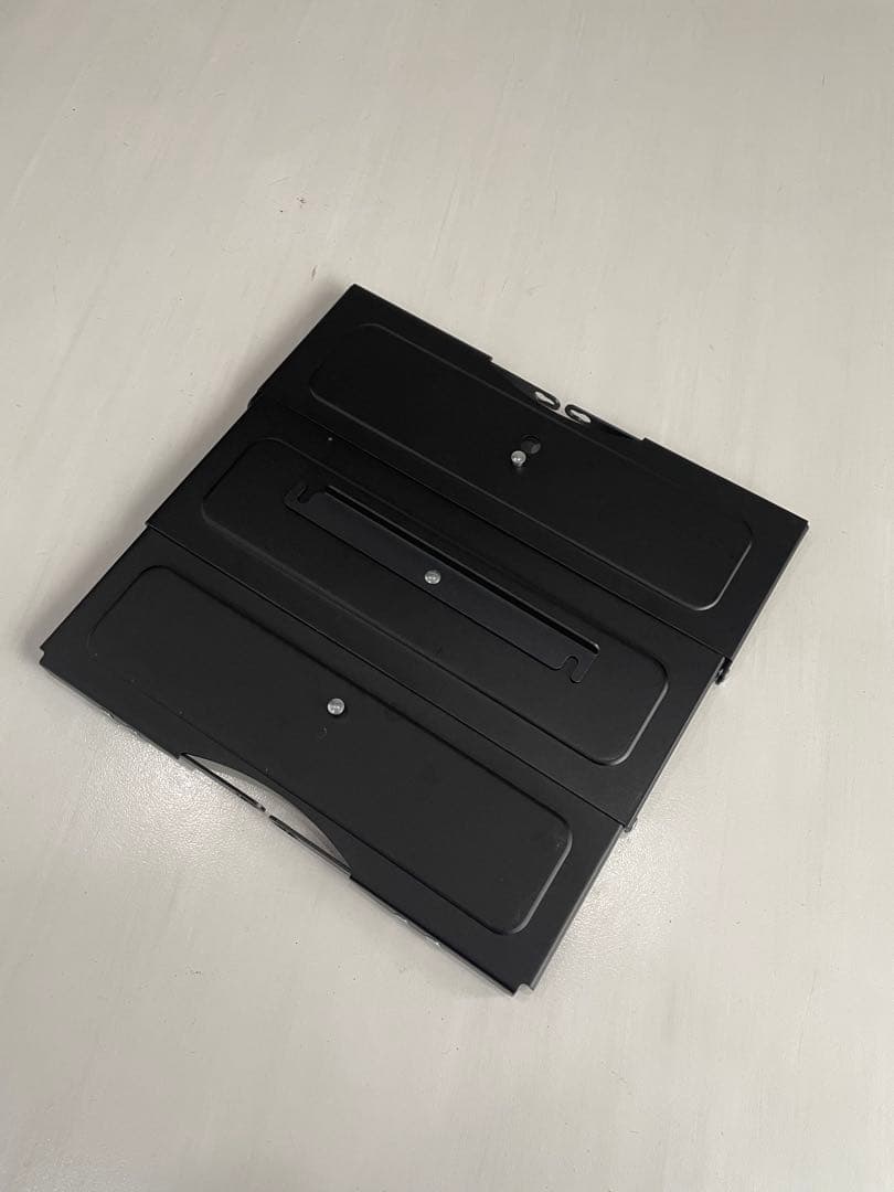 アルペン　アルミユニットテーブル88 オプション テーブルサイドラック2つ付き