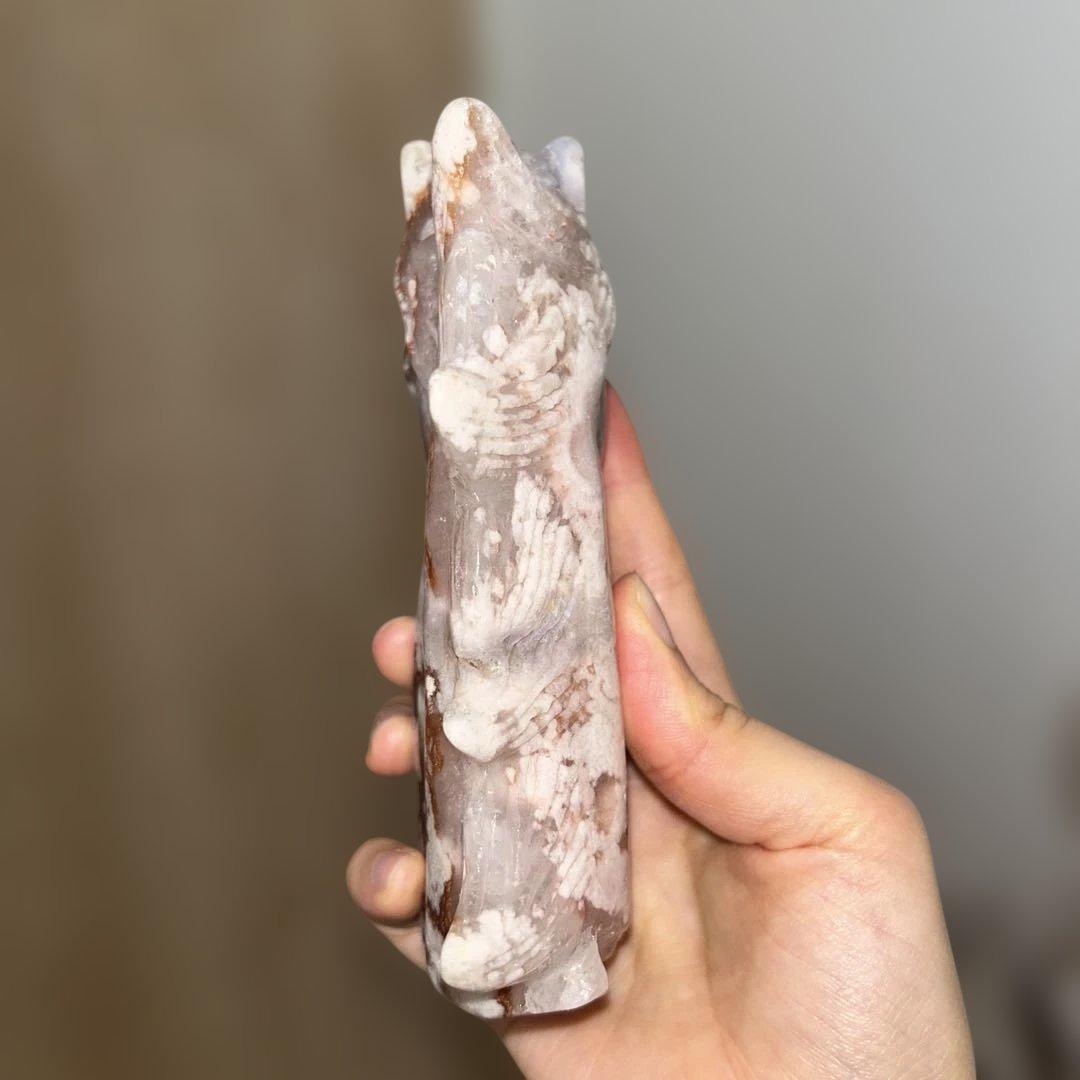 ピンクアメジスト 桜瑪瑙 ユニコーン 516g bigサイズ 天然石 結晶