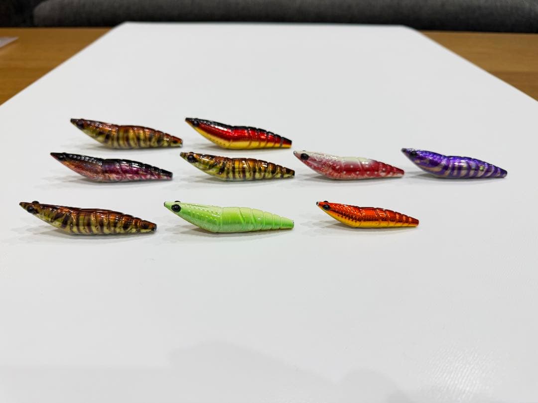 REAL FISHER 海老ラバ　9個セット　中古
