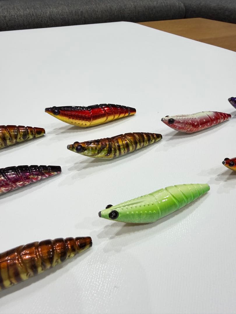 REAL FISHER 海老ラバ　9個セット　中古