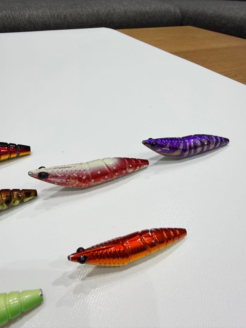REAL FISHER 海老ラバ　9個セット　中古