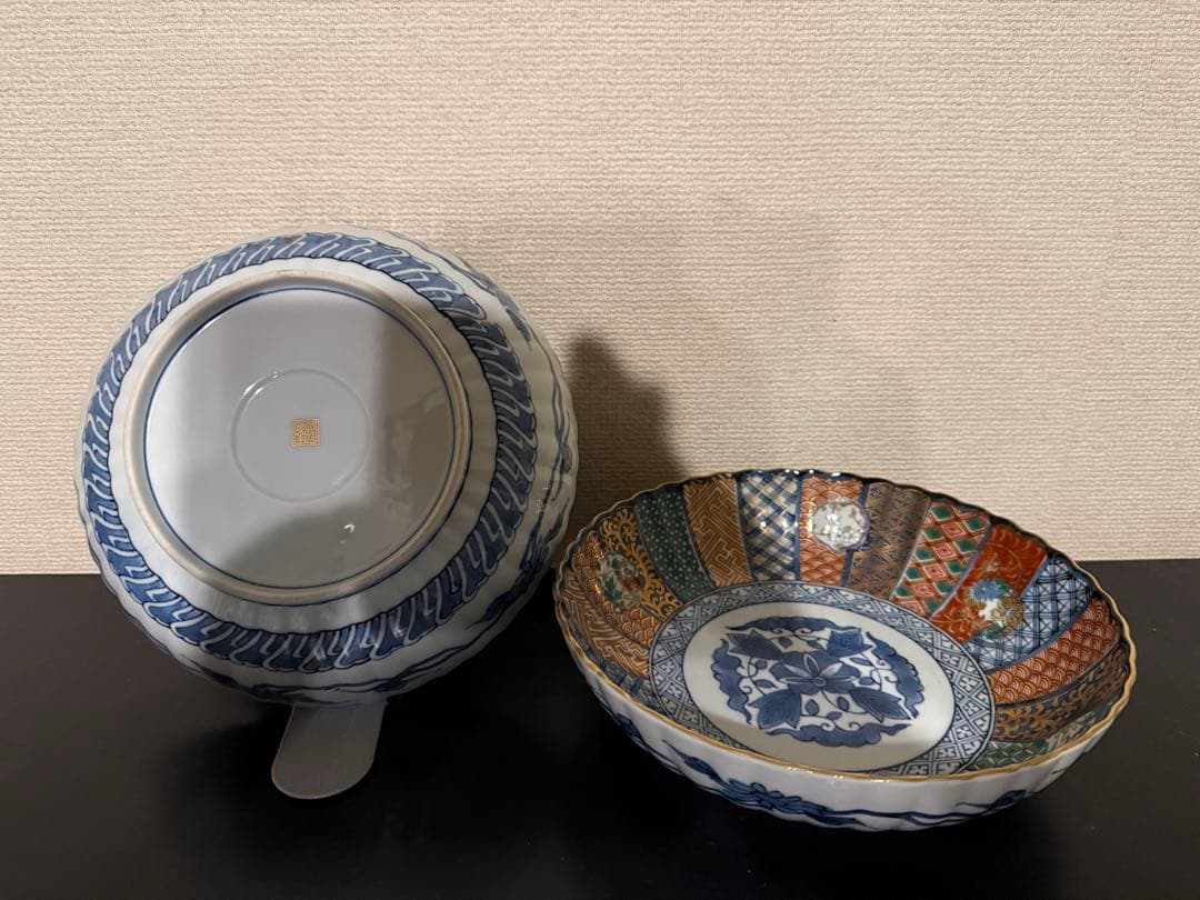 陶器・陶磁器の皿2点セット