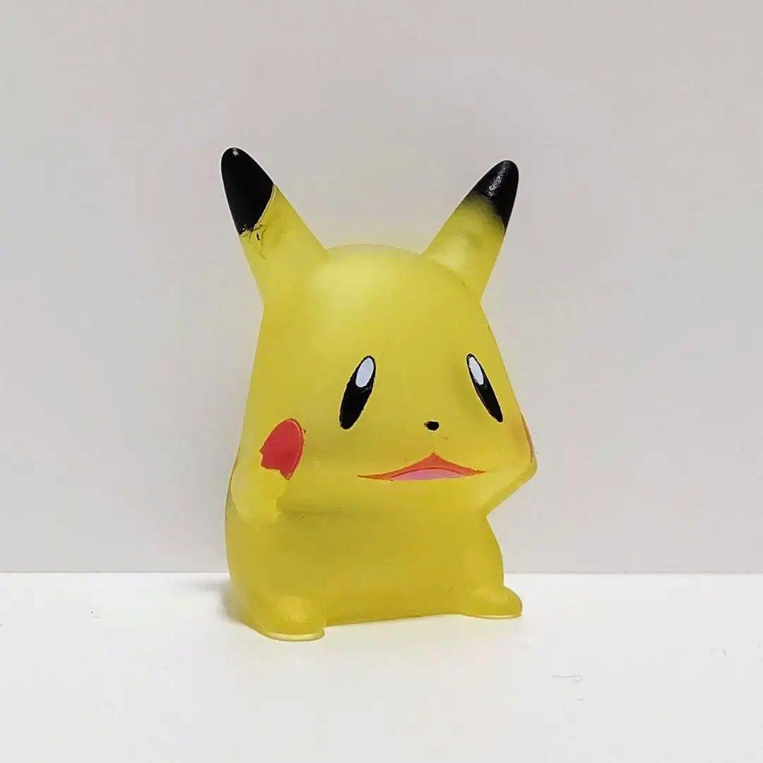 【 激レア 】 ポケモン 変顔ピカチュウ クリア 指人形 ソフビ