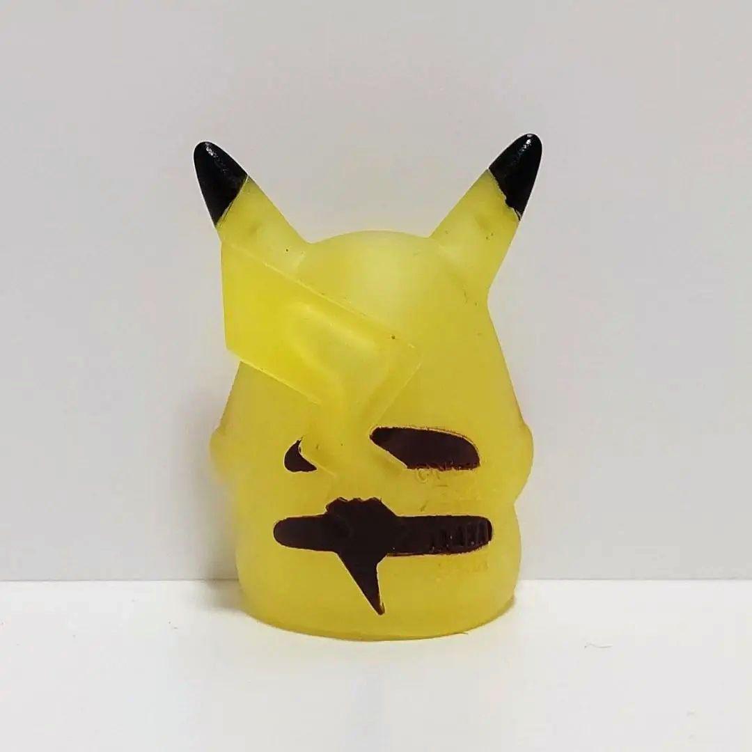【 激レア 】 ポケモン 変顔ピカチュウ クリア 指人形 ソフビ