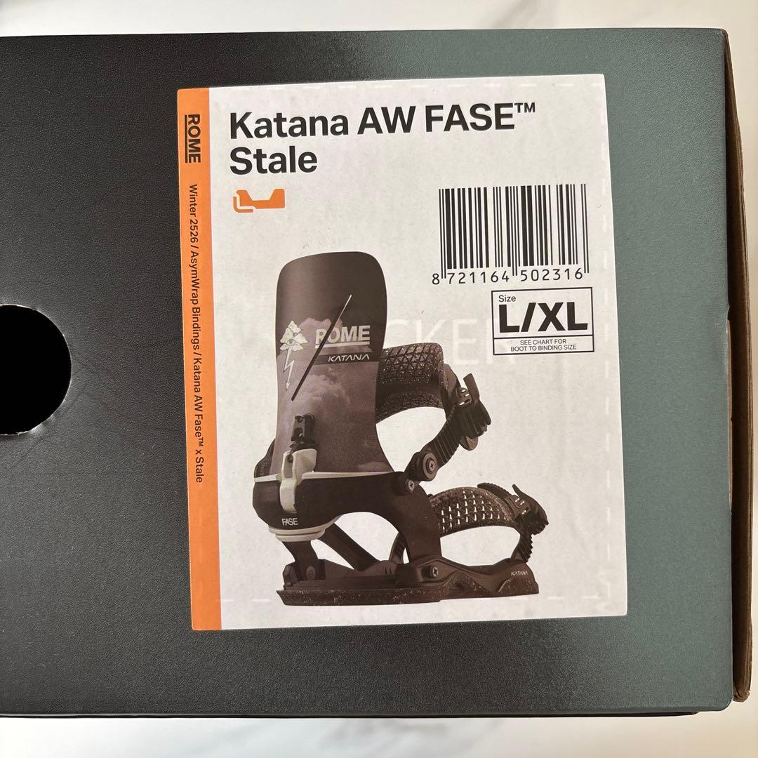 美品 25-26 ROME Katana AW FASE ビンディング ローム