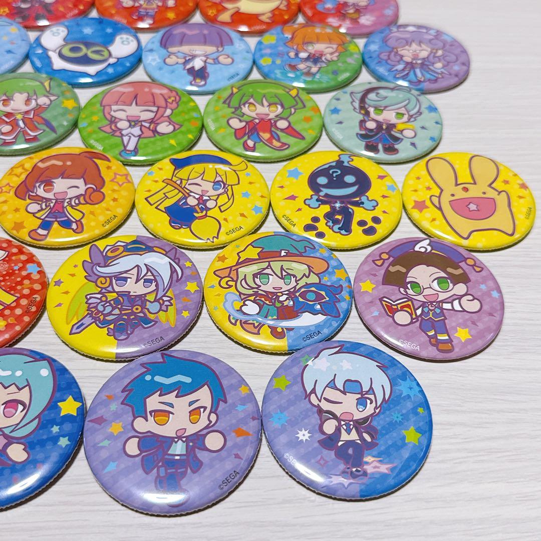 ぷよクエ ミニキャラ 缶バッジ ぷよクエカフェ2025 37種類 セット