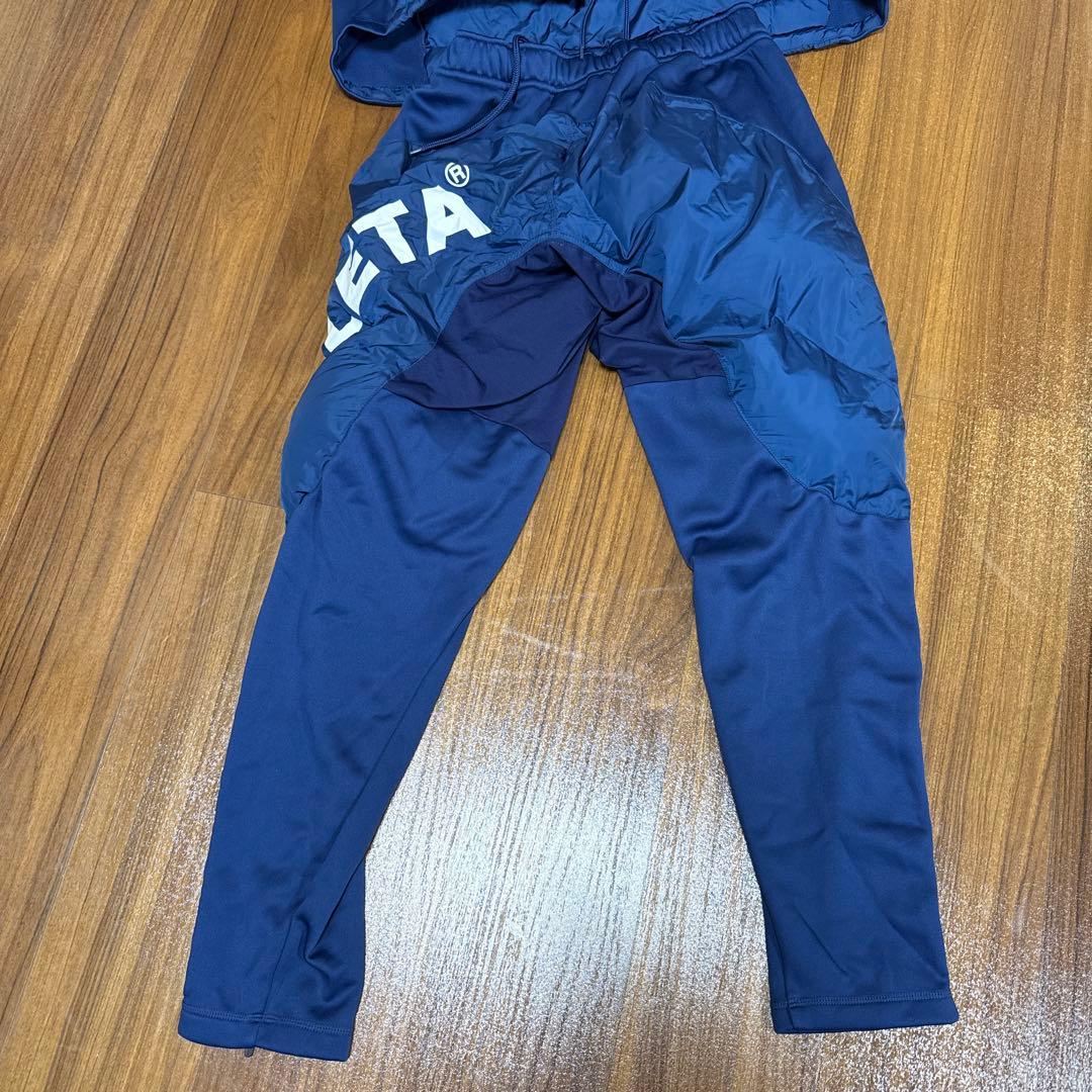 ATHLETA 中綿ウォームジャケット上下セット　ネイビーMサイズ