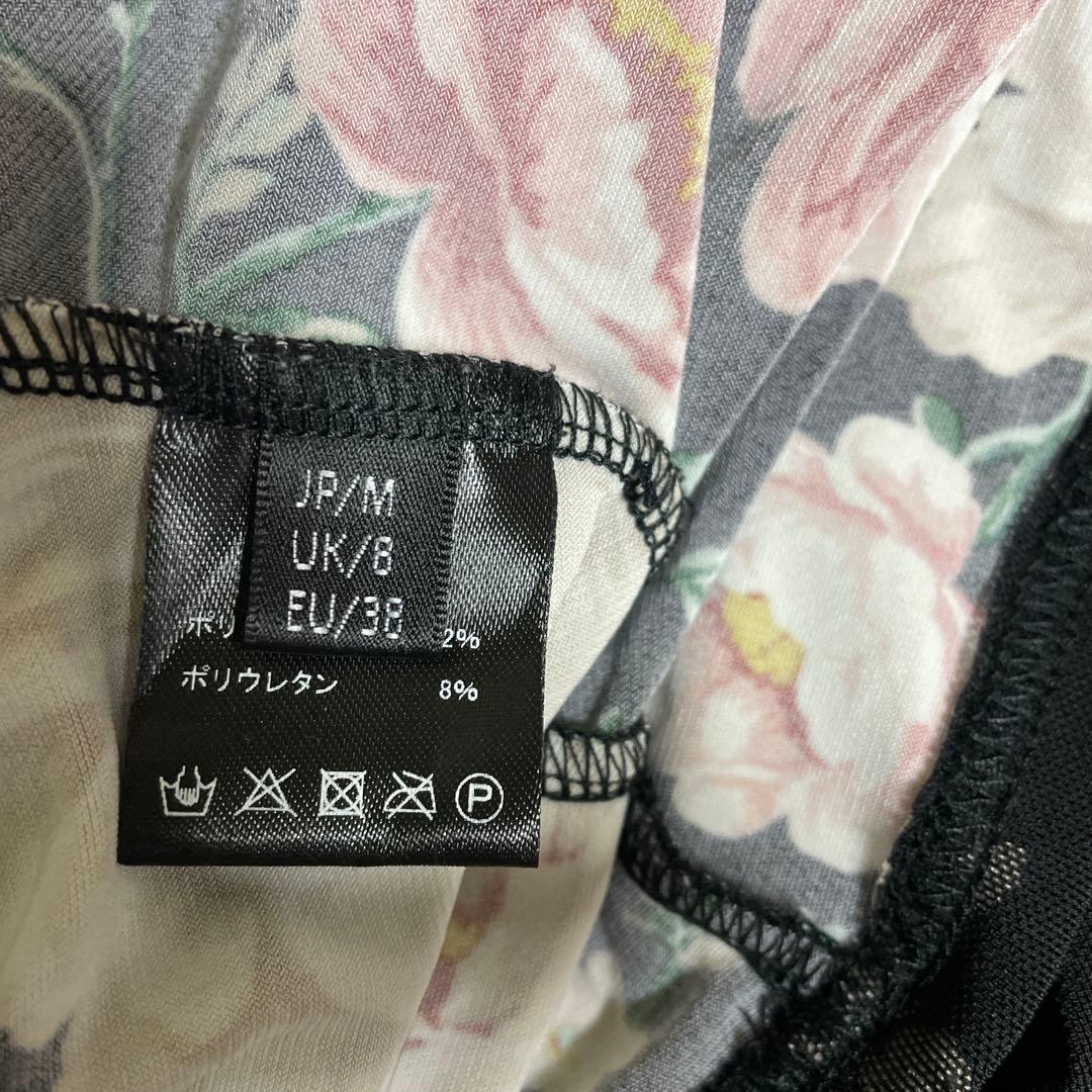 社交ダンス　ジャンティ gentil 花柄 長袖トップス M