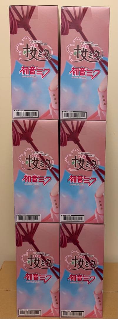 桜ミク　AMP＋ フィギュア～桜ドレスver.～　６個セット