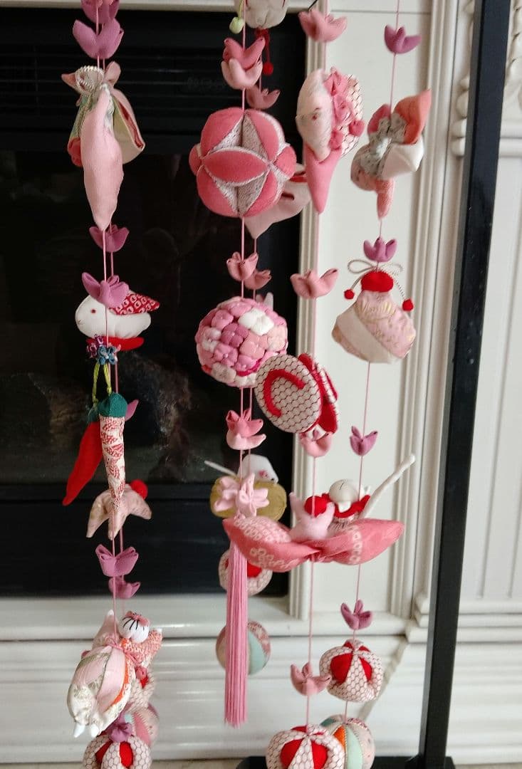 吊るし飾り　吊るし雛　ちりめん細工 　 ハンドメイド　ひな祭り