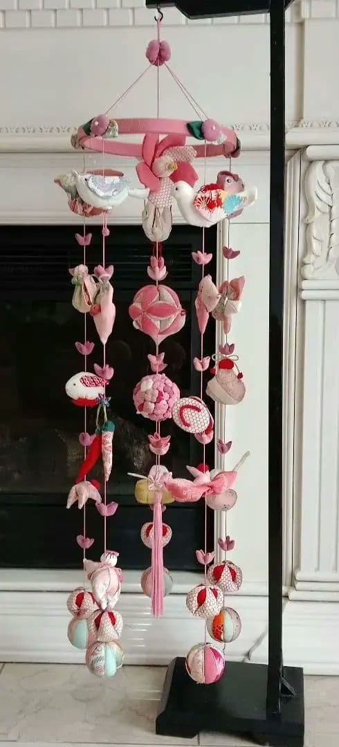 吊るし飾り　吊るし雛　ちりめん細工 　 ハンドメイド　ひな祭り