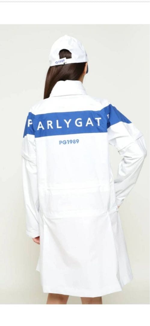 PEARLY GATES DIY ストレッチリップストップレインワンピース