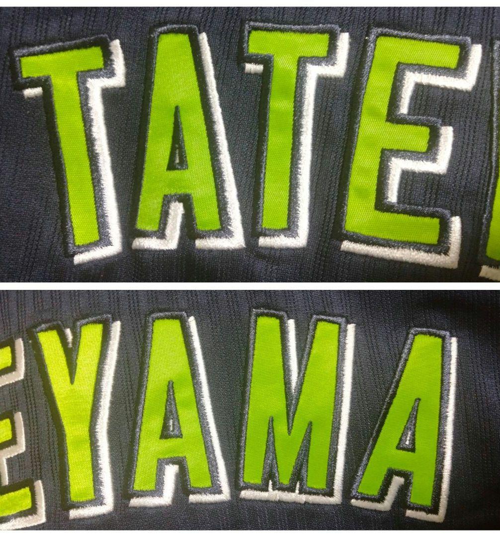 マジェスティック ヤクルト 館山昌平 刺繍ビジターユニフォーム L 紙タグ付き