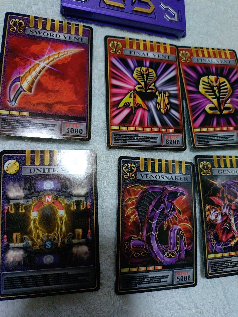 CSM 仮面ライダー王蛇 カードデッキ アドベントカード Vバックル 龍騎