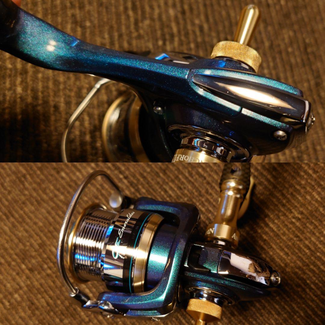美品ダイワ10エメラルダス INF 2506W ZPIアンカーフィン ボーンノブ
