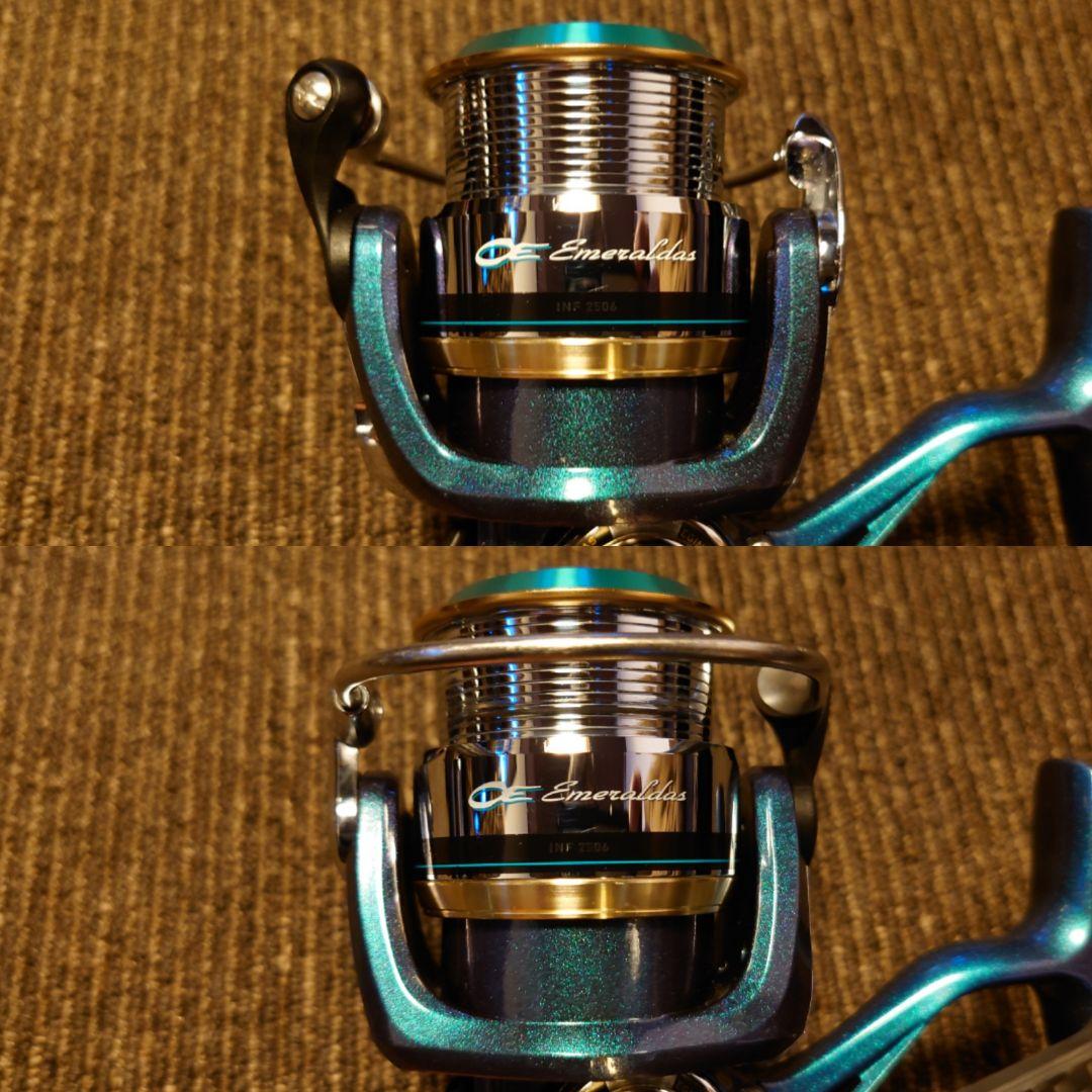 美品ダイワ10エメラルダス INF 2506W ZPIアンカーフィン ボーンノブ